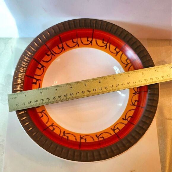 Vintage Pristine '60s Casual Ceram "Galaxy" Serving Bowl 10" Made in Japan #8007 - Picture 2 of 7